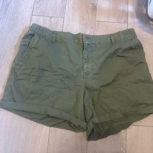 Navy green shorts